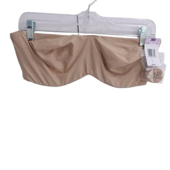 NEW Lilyette by Bali Strapless Minimizer Underwire Bra Tan Size 38D 939 - Picture 1 of 5